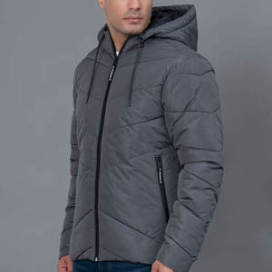 Blousons matelassés à capuche personnalisés brodés en gros, faible MOQ, imperméables, écologiques, fournisseur pour marques de streetwear, hiver - Product Image 2