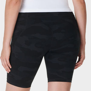 Shorts de sport taille haute pour femme, doux et résistants, pour yoga, fitness, gym, entraînement et course, avec effet ventre plat et poche latérale - Product Image 2
