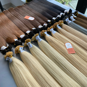 Cheveux humains de luxe vietnamiens Kératine à double étirage I Tip Extensions de cheveux vierges à cuticules alignées Vendeur - Product Image 2