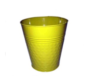 Modern Decorative Planter <b>Pot</b> with Durable Metal Construction for Indoor Outdoor Plant Decoration - Product Image 1