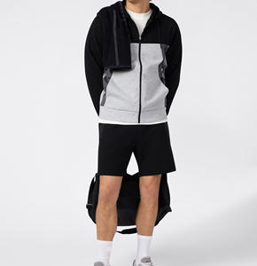 เสื้อฮู้ดดี้ผ้าฝ้ายคุณภาพสูงขนาดใหญ่พิเศษ พร้อมซิปคู่แบบสั่งทำพิเศษ ทรงครอป ซิปยาว  ผ้าหนา - Product Image 2