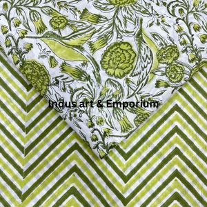 Block Print Cotton Cambric 60X60 Running Fabric Traditional Jaipuri Print Cotton Fabric - Product Image 5