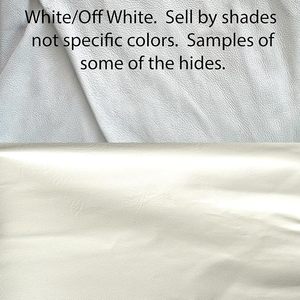 Lámina de Cuero Vacuno Genuino de Color Sólido con Textura Granulada para Uso en Muebles - Product Image 5