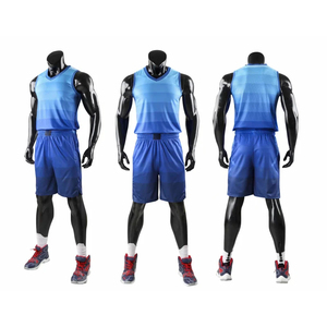 Ensemble de maillots de basket-ball rose et violet dégradé en gros, uniformes de basket-ball personnalisés par sublimation, tenues d'équipe rayées - Product Image 2