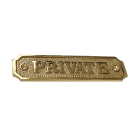 Plaque de porte en laiton moderne au design nouveau avec poignée, pour usage extérieur en hôtel, résistante à l'eau, plaque en laiton de haute qualité, design élégant