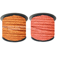 Cordons tressés en cuir 100 % pur, 8 brins, taille et couleur personnalisées, pour bracelets, projets de bricolage, accessoires de bijouterie, mode - Vente en gros