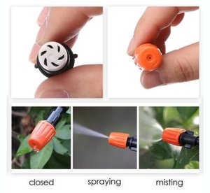 Buse de micro-brumisation réglable Watersun en Delrin pour irrigation goutte à goutte, pulvérisateur d'eau, atomiseur de brume, refroidisseur pour jardin - Product Image 4