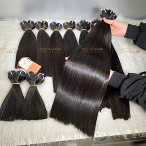 Extensiones de cabello humano vietnamita 12A de grado recto de hueso cabello virgen crudo de alta calidad para mujeres - Product Image 3
