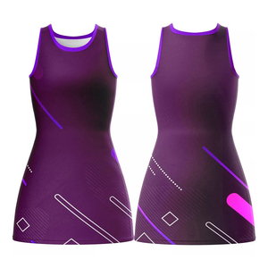 Uniforme de netball personnalisé de haute qualité, respirant, 100% polyester, fabriqué en usine, meilleur prix, HASH INTERNATIONAL 240g, vêtements d'équipe - Product Image 3