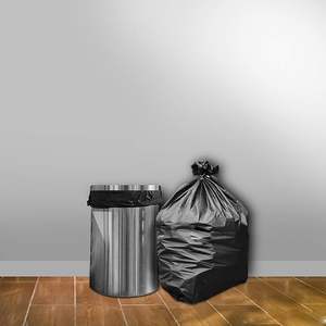 Bolsas de Basura Pequeñas, 180 Unidades, 30 Bolsas x 6 Rollos, 17 x 19 Pulgadas, para Residuos Secos y Húmedos, Negras, Biodegradables, de Plástico Negro, 20 Litros - Product Image 4