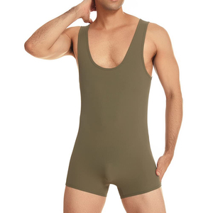 Venta al por Mayor de Singletes de Lucha Libre con Nuevo Diseño en Grandes Cantidades, Ligeros, de Secado Rápido, Color Personalizado, Singletes de Lucha Libre para Hombre - Product Image 1