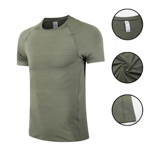 Men's Black Full Sleeve Compression Breathable <b>Shirt</b> Quick Dry Anti-Pilling Sporty Fit Neck Knitted Polyester 120g Summer Casual - Product Image 3