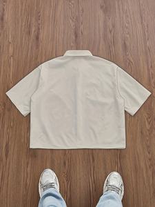 T-shirt imprimé graphique surdimensionné de qualité supérieure pour hommes et femmes, style urbain décontracté, manches courtes, été, coupe ample - Product Image 2