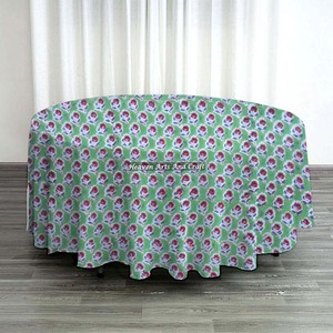 Mantel Redondo de Algodón Resistente de 20 Capas, 180 cm, para Mesa de Comedor de 6 Plazas, Ideal para Fiestas en la Cocina, Decoración de Exteriores, Venta al por Mayor - Product Image 2