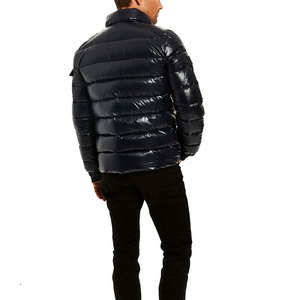 Unisex Shiny Puffer <b>Jacket</b> Waterproof Coat Thermal Warm Windproof Parka Streetwear Lightweight Sleeveless Zipper Closure Printed - Product Image 2