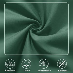 Pantalones Cortos Capri de Lona Verde para Hombre, Casuales, de Secado Rápido y Transpirables, con Cintura Elástica para Uso Diario, Entrenamientos y Actividades al Aire Libre - Product Image 5