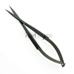 RMI Plasma Color Curved Stainless Steel Brow Scissors Sharp Tip Beauty <b>Tool</b> Right Handed <b>Makeup</b> Scissor For Eyebrow Grooming - Product Image 2