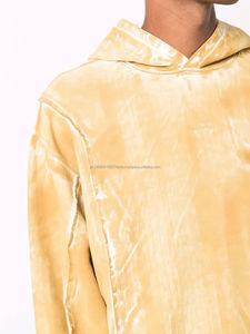 Ensemble Jogging et Sweat à Capuche Hiver Qualité Premium Streetwear Uni Délavé à l'Acide Fermeture Éclair Intégrale Respirant Logo Personnalisé Coupe Classique 100% Coton - Product Image 3