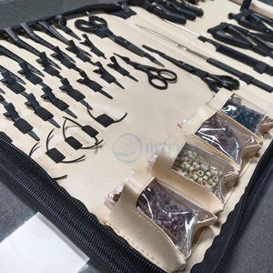 Complete Professional Hair Extension <b>Tool</b> Kit Stainless Steel Pliers Hook Needle <b>Thread</b> Loop Set For Salon Hair Extension <b>tools</b> - Product Image 3