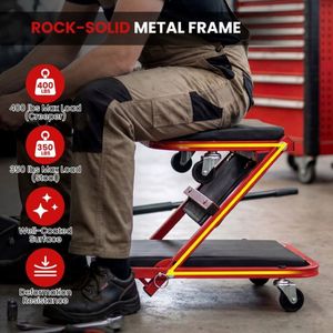 Carrello Pieghevole per Officina Meccanica e Garage, Strumento per Riparazioni Auto - Product Image 4