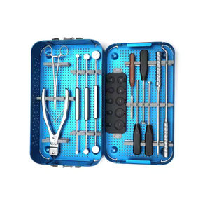 Sistema de Placa Cervical Anterior, Juego de Instrumentos Quirúrgicos Ortopédicos, Manual, Certificado CE, Clase I, Operación Quirúrgica, Estuche Azul, NEMAS - Product Image 2