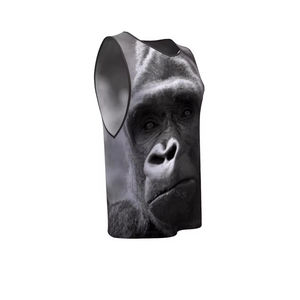 Débardeurs personnalisés pour hommes en coton et fibre de bambou, col en V, motif uni, impression par sublimation, méthode de tissage tricoté à la main - Product Image 4