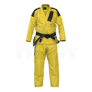 Combinaison de Jiu-Jitsu Brésilien sur mesure, résistante aux déchirures, fabriquée au Pakistan, tissu professionnel pour l'entraînement aux arts martiaux. - Product Image 2