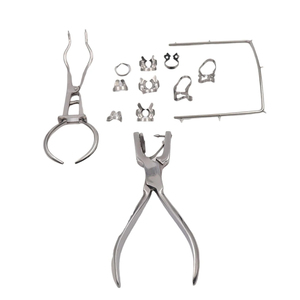 Kit de Digue Dentaire en Caoutchouc de Haute Qualité, 12 Pièces, Ensemble d'Instruments Orthodontiques |   Instruments chirurgicaux dentaires en acier inoxydable allemand - Product Image 5