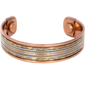Wholesale Supplies Pure Copper <b>Bracelet</b> For Arthritis Pain Relief Adjustable Bio Magnetic Therapy Cuff Bangle For <b>Men</b> And Women - Product Image 4