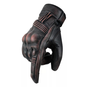 Gants de course professionnels à doigts entiers, antidérapants, compatibles écran tactile, en cuir, pour sports décontractés, fêtes et moto - Product Image 5