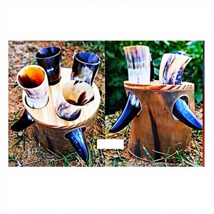 Top Selling Ox Horn Beer Mugs & Old Fashioned Glass for Bars Hotels Restaurants Picnics-Eco-Friendly - Product Image 1