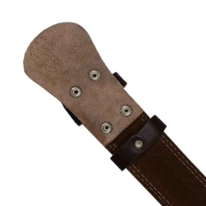 Customer Demanding Genuine Leather Made Fitness Gym Accessories Weightlifting <b>Belts</b> New Design Pin Buckle Closure Waist <b>Belt</b> - Product Image 4