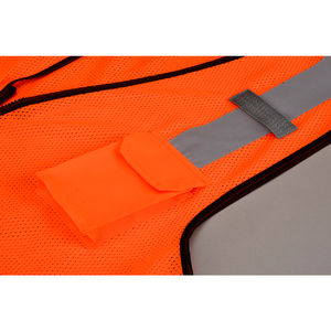 Chaleco de Seguridad Reflectante Personalizado Hivis, ANSI CLASE 2, LED Intermitente, Impermeable, Alta Visibilidad, para Hombre, para Exteriores - Product Image 5
