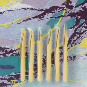 แหนบคิ้วสแตนเลสสตีลความแม่นยำสูง DANTRIC IMPLANTS รุ่น YU-976 ปลายเรียบ 10 มม. สำหรับผู้เริ่มต้น - Product Image 3