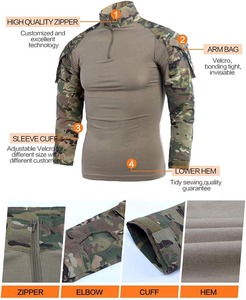 Ensemble de vêtements de chasse camouflage haut de gamme pour activités de plein air et randonnée, veste et pantalon, fabrication et vente en gros - Product Image 2