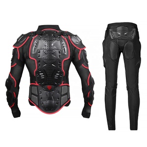 Motorcycle Full Riding Body <b>Protector</b> Armor Guard Jacket Leather Material Summer Windproof Breathable Waterproof Durable Unisex - Product Image 2