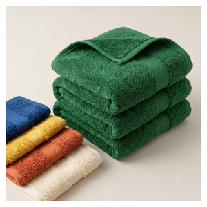 Serviette de bain en coton doux, très absorbante, séchage rapide, en tissu éponge, pour la maison, l'hôtel et le spa - Product Image 2