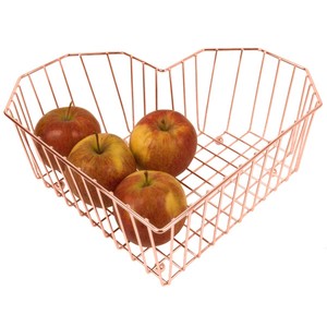 Modern Open Frame Iron Wire <b>Basket</b> for Fruit Storage and Kitchen Organization Solutions - Product Image 4