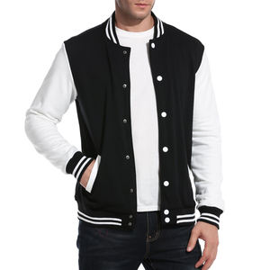 Chaqueta Varsity con Mangas de Cuero y Bordado Personalizado, Fabricante Profesional, Chaqueta de Invierno de Alta Calidad para Hombre, Estilo Letterman de Béisbol - Product Image 3