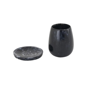 Juego de Posavasos de Resina Hechos a Mano, Diseño Azul Marmoleado, Aptos para Microondas, Uso en el Hogar y Fiestas, Resistentes a Roturas, Nuevos Colores - Product Image 2