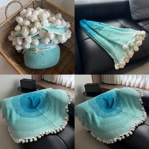 <strong>Crochet</strong> <strong>Blanket</strong> Flower Bouquet, Handmade <strong>Crochet</strong> Rose Bouquet <strong>Blanket</strong>, <strong>for</strong> Her Valentines Gift Mothers Day Gift Wedding Gift - Product Image 3