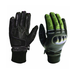 Guantes de moto de dedo completo para hombre y mujer, con protección de nudillos, de color sólido, al precio más bajo, ¡los más vendidos! - Product Image 1