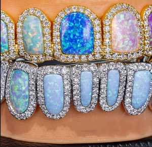 ฮิปฮอป จิวเวลรี่แบบ Iced Out Grillz ประดับโมอิสซาไนต์ ชุบทอง 14K รับรองโดย IGI สำหรับผู้ชาย เหมาะสำหรับงานปาร์ตี้ - Product Image 2