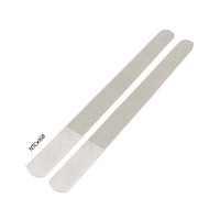 Lime à ongles double face en acier inoxydable de qualité supérieure pour manucure, vente en gros