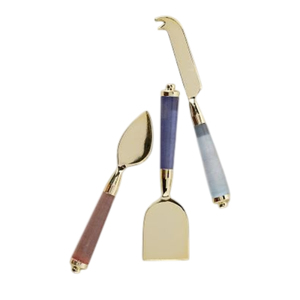 Ensemble de couverts en acier inoxydable de qualité supérieure avec manches en bois jaune créatif, ustensiles de table durables et sains - Product Image 4