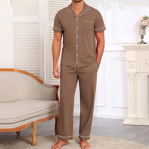 Conjunto de Pijama Ligero Personalizado para Hombre, Ropa de Dormir con Corte Holgado para Noches Reparadoras en Casa, para Todas las Temporadas - Product Image 2