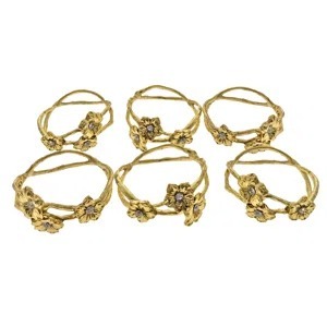 Classic Pearl Napkin Ring Resin Wedding <b>Table</b> Decoration 4.5cm Width Durable Design - Product Image 5