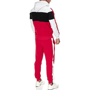 Conjunto Deportivo Ligero y Reversible para Hombre, Transpirable, Talla Grande, Otoñal, 2 Piezas, Pantalón Informal, Sudadera con Capucha, Chaqueta Deportiva - Product Image 3