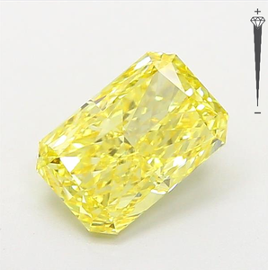 Diamante Cultivado en Laboratorio con Certificación IGI, Corte Radiante de 2.03 CT, Color Amarillo Intenso Fantasía, Claridad VS1, CVD LG 792668373, ROYAL GEMS JEWE - Product Image 1