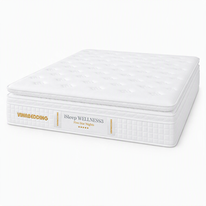 Matelas hybride Vinabedding ISleep Wellness 3 avec surmatelas, tissu polyester respirant, mobilier moderne pour la maison - Product Image 2